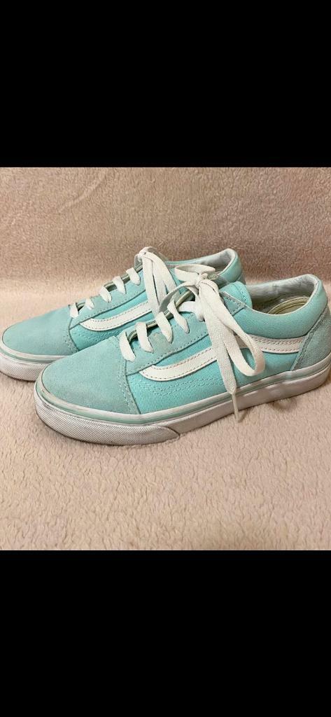 blue vans size 2
